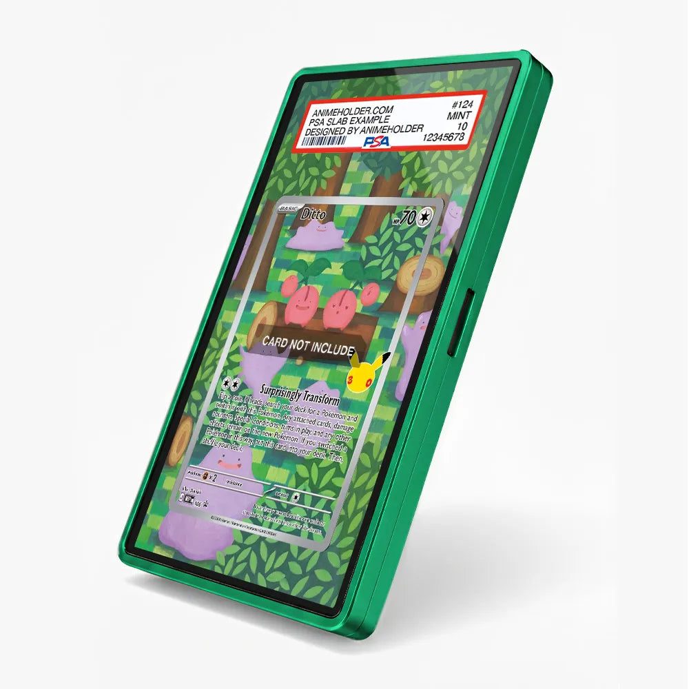 Ditto 106 Promo MEP 30th Anniversary Extended Art Display Cases - PSA Slab Case - Side View