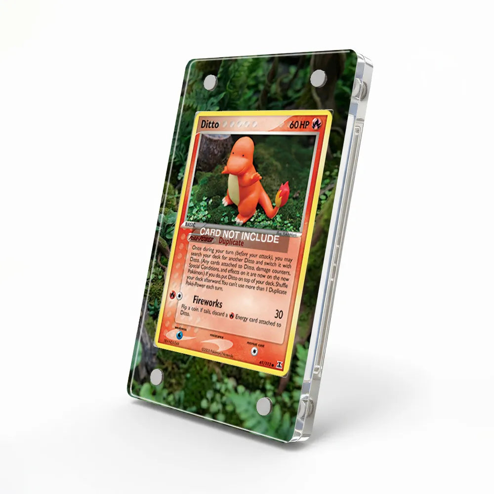 Ditto 61-113 EX Deoxys Extended Art Display Cases - Magnetic Case - Side View