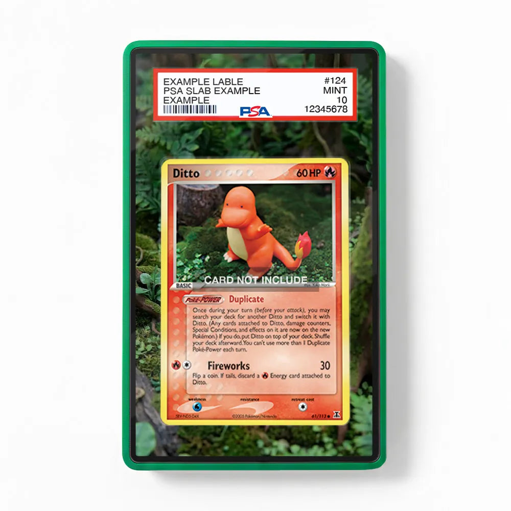 Ditto 61-113 EX Deoxys Extended Art Display Cases - PSA Slab Case - Front View