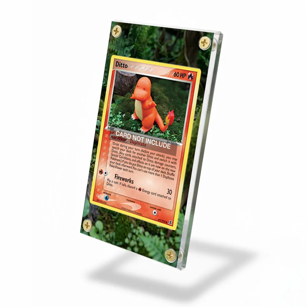 Ditto 61-113 EX Deoxys Extended Art Display Cases - Screws Case - Side View