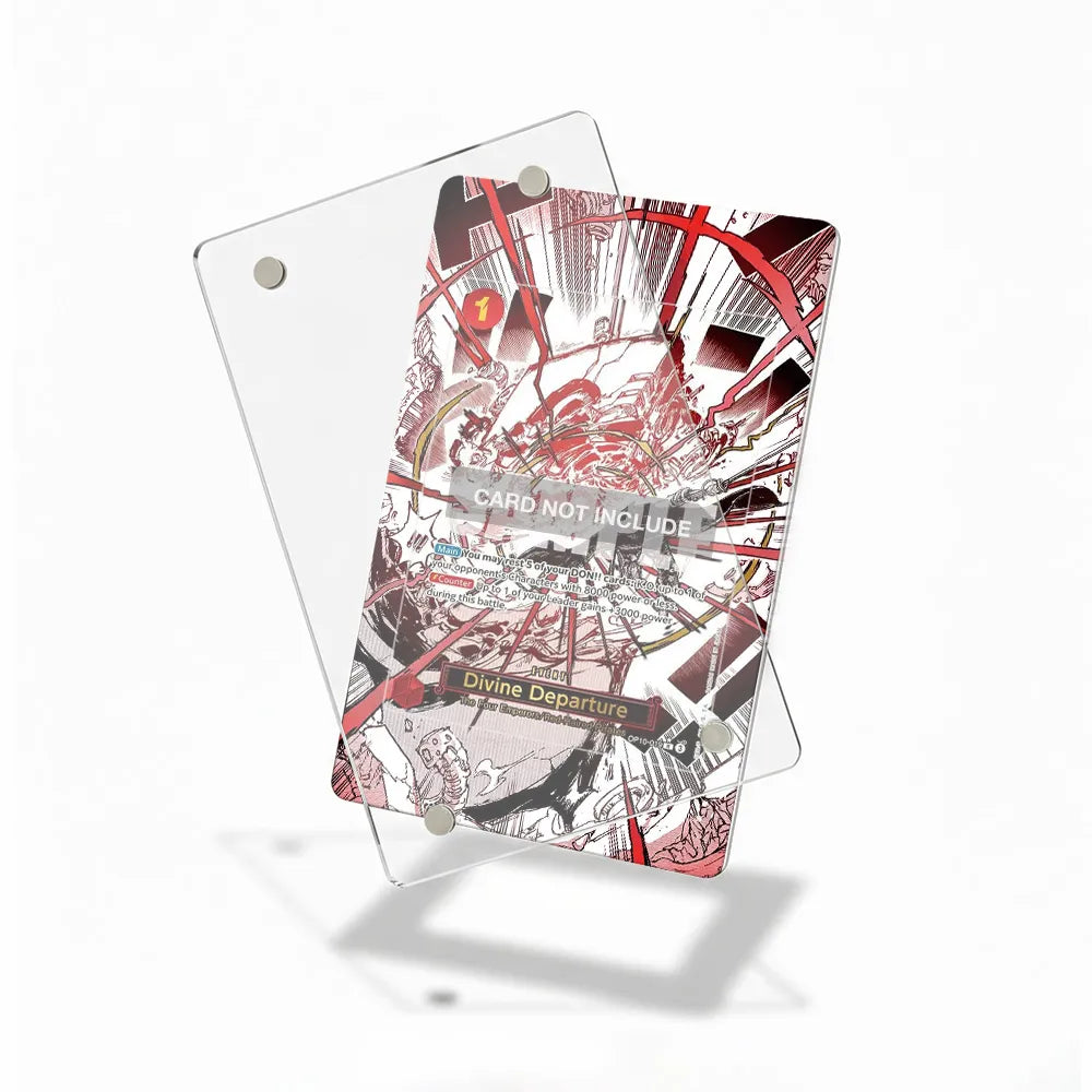 Divine Departure OP10-019 The Four Emperors One Piece Cards Custom Art Display Cases - Magnetic Case - Detail View
