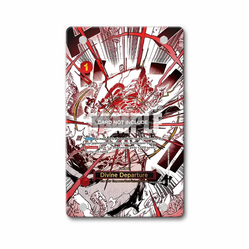 Divine Departure OP10-019 The Four Emperors One Piece Cards Custom Art Display Cases - Magnetic Case - Front View