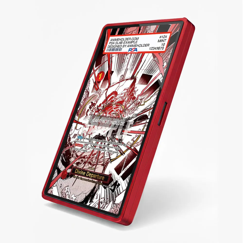 Divine Departure OP10-019 The Four Emperors One Piece Cards Custom Art Display Cases - PSA Slab Case - Side View
