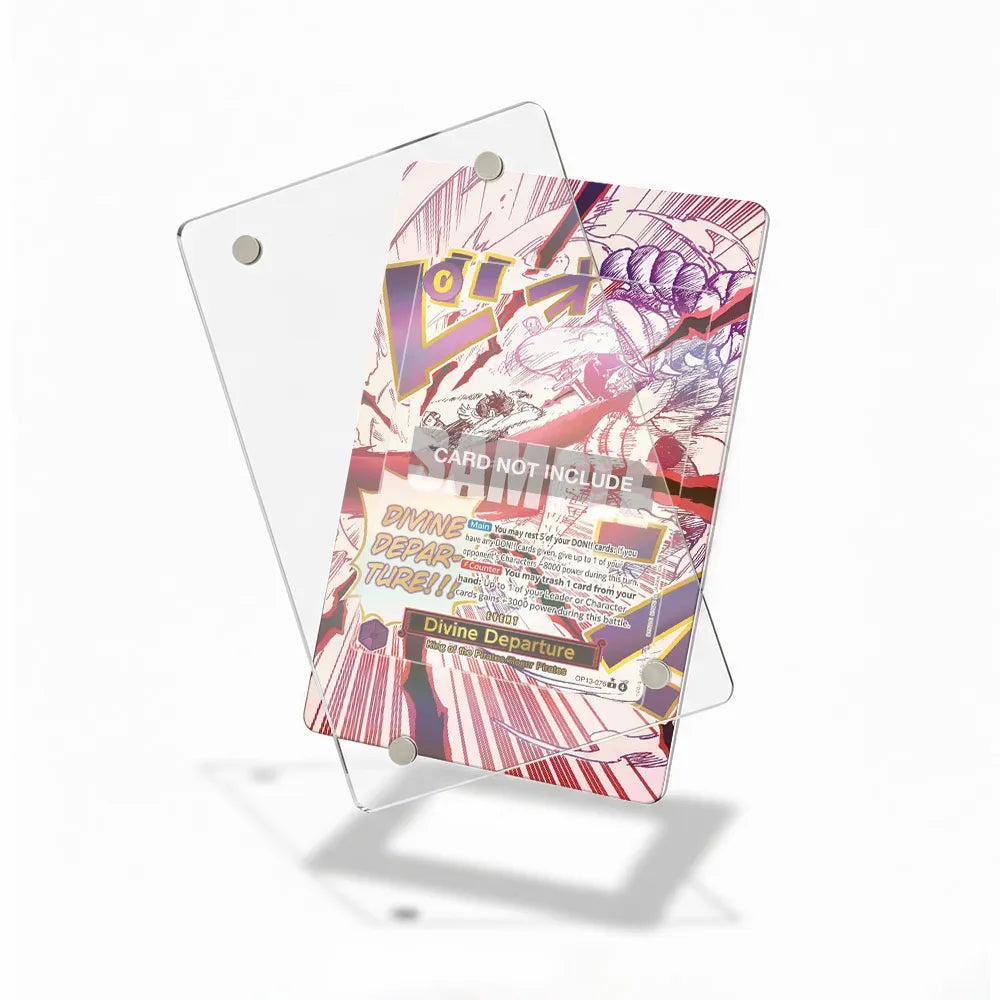 Divine Departure OP13-076 Event Extended Art Display Cases - Magnetic Case - Detail View