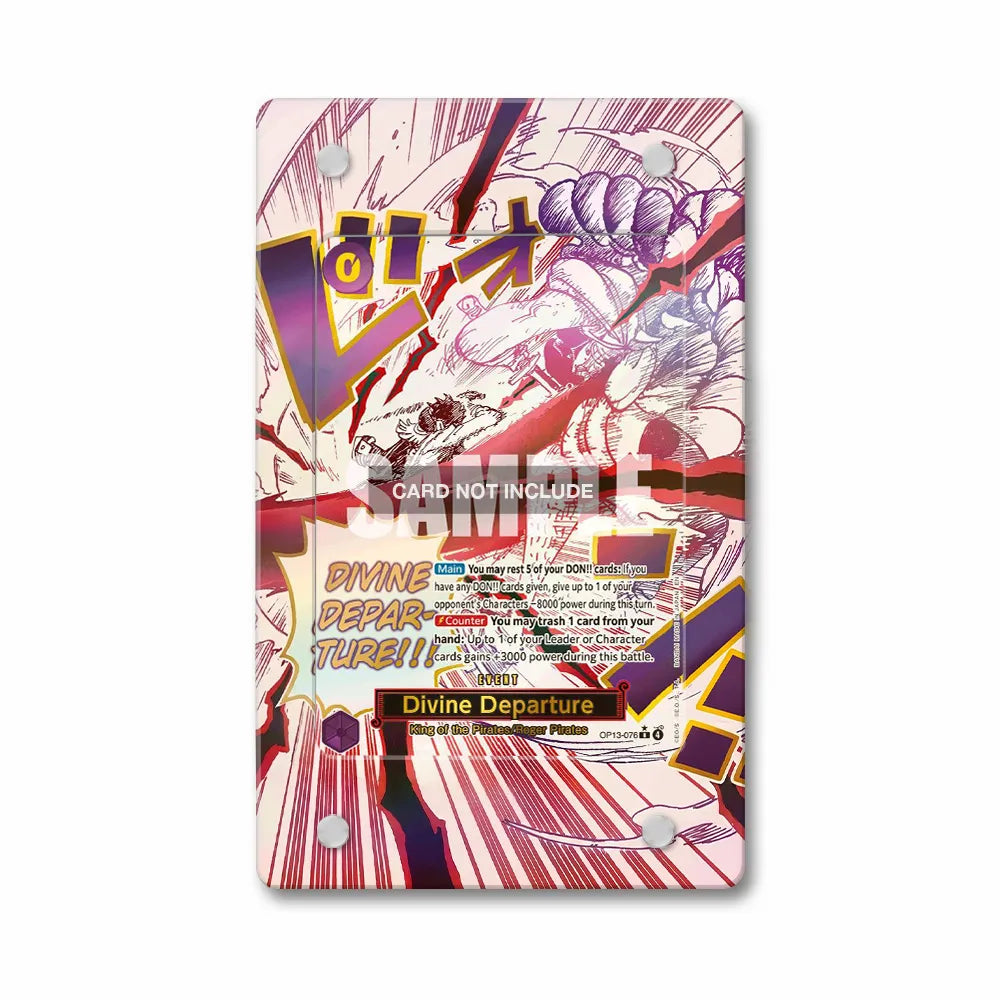 Divine Departure OP13-076 Event Extended Art Display Cases - PSA Slab Case - Front View