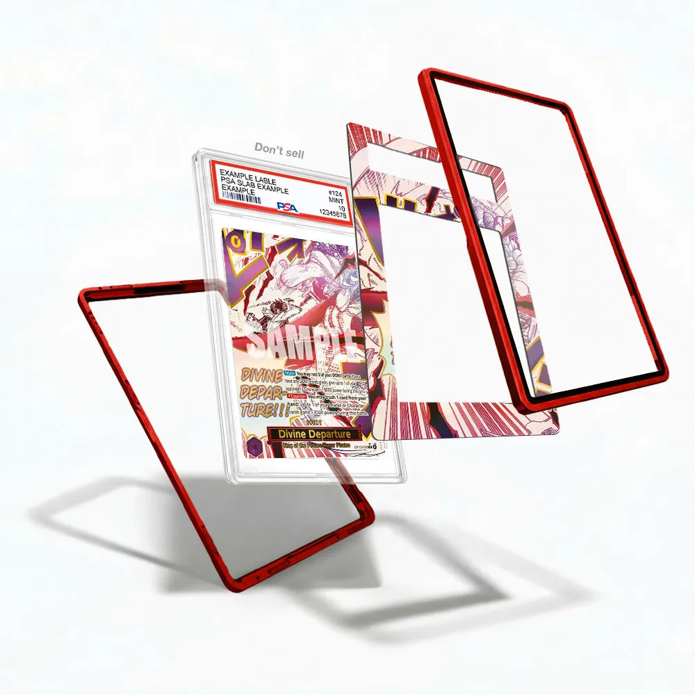 Divine Departure OP13-076 Event Extended Art Display Cases - PSA Slab Case - Detail View