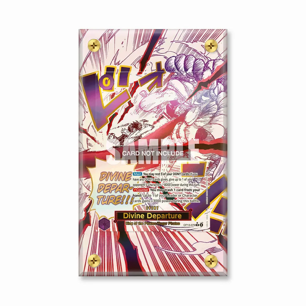 Divine Departure OP13-076 Event Extended Art Display Cases - Screws Case - Front View