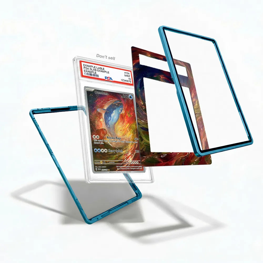 Donphan ex 102-081 UR M5 Extended Art Display Cases - PSA Slab Case - Detail View