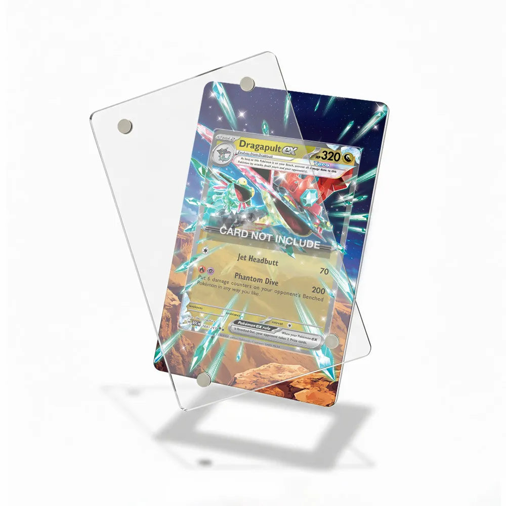 Dragapult ex 160-217 UR SR ASC Extended Art Display Cases - Magnetic Case - Detail View