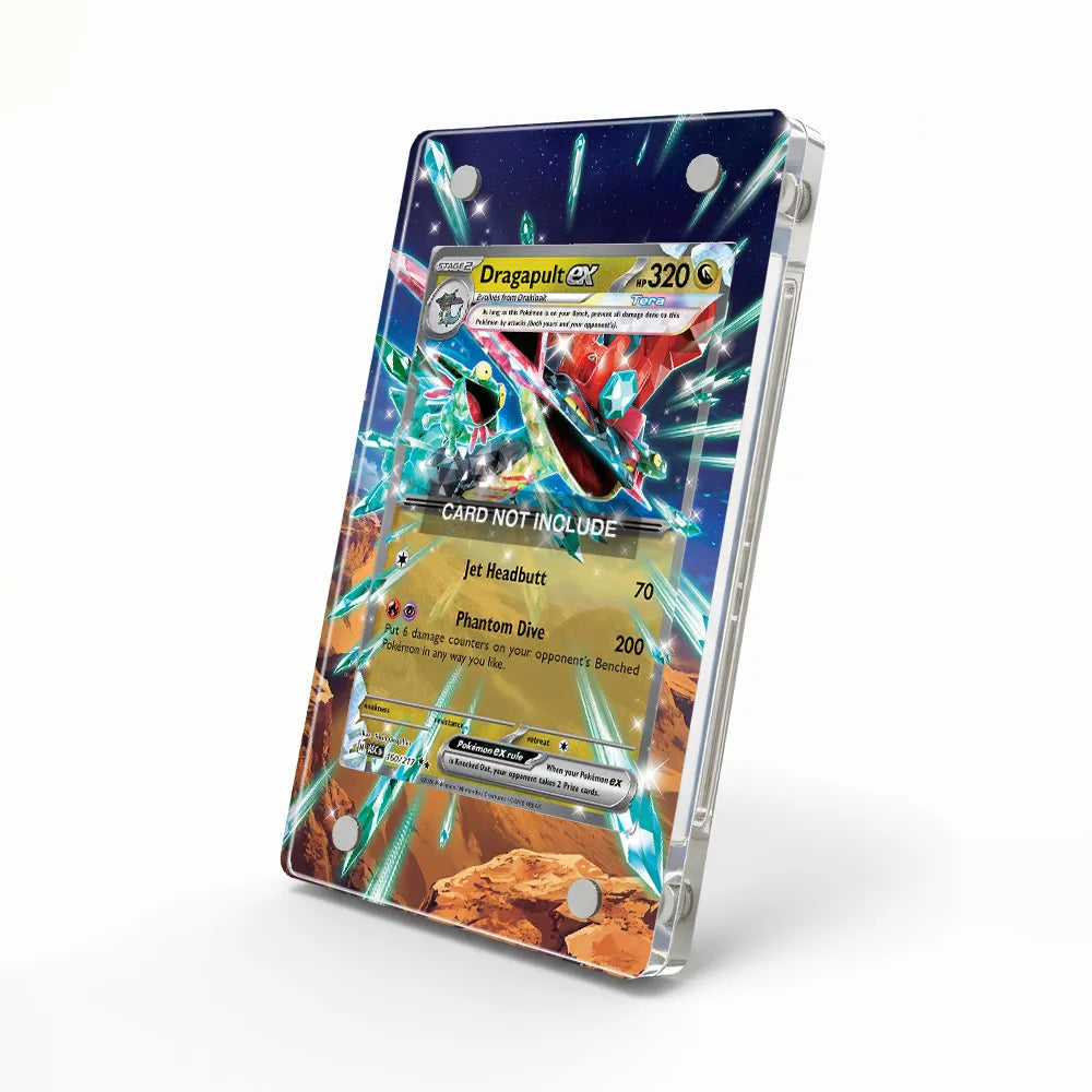 Dragapult ex 160-217 UR SR ASC Extended Art Display Cases - Magnetic Case - Side View