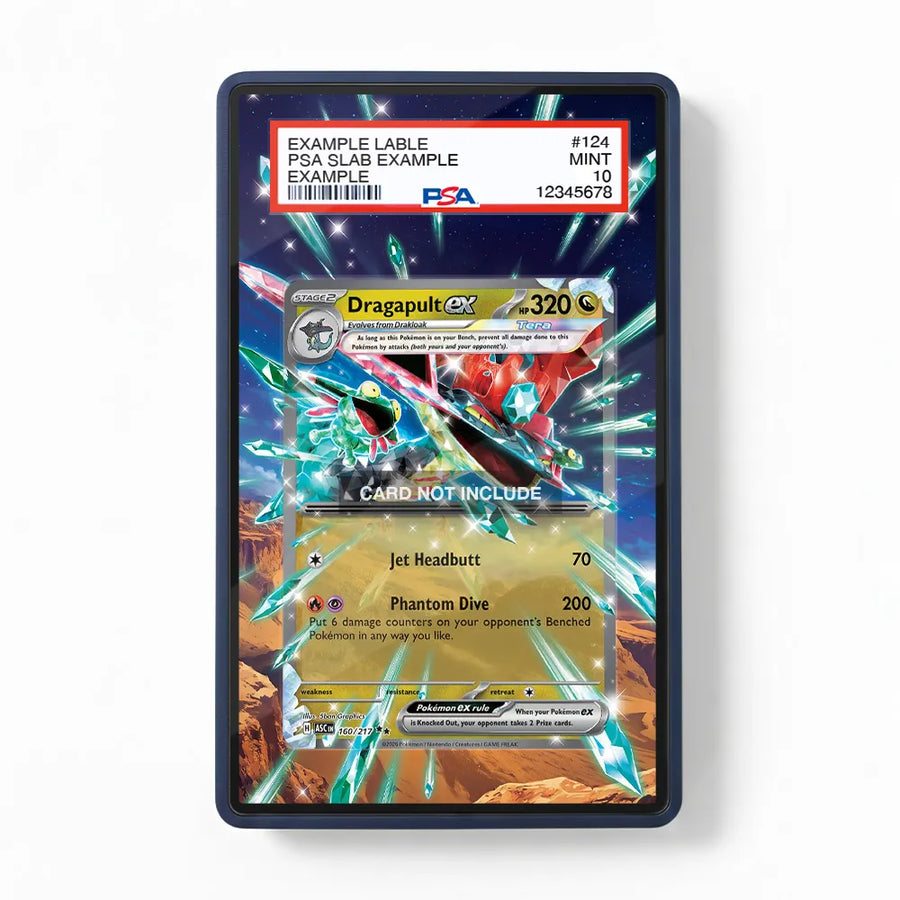 Dragapult ex 160-217 UR SR ASC Extended Art Display Cases - PSA Slab Case - Front View