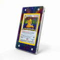 Dragonite 0004-62 Fossil 1st Edition Holo Extended Art Display Cases - Magnetic Case - Side View