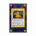 Dragonite 0004-62 Fossil 1st Edition Holo Extended Art Display Cases - Screws Case - Front View