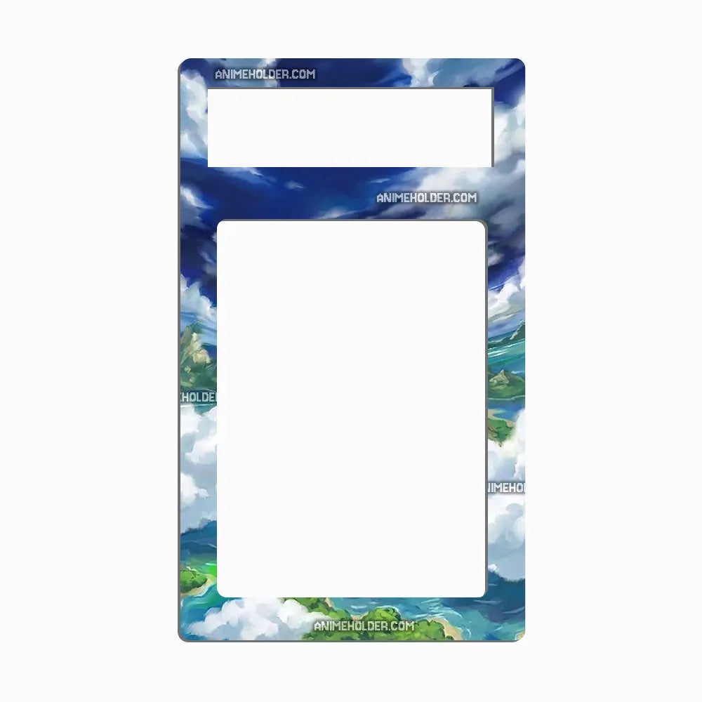 Dragonite 51-108 Rare Holo Roaring Skies Pokemon Cards Custom Art Display Cases - PSA Metal Art Only - Front View