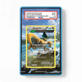 Dragonite 52-108 Rare Holo Roaring Skies Extended Art Display Cases - PSA Slab Case - Front View