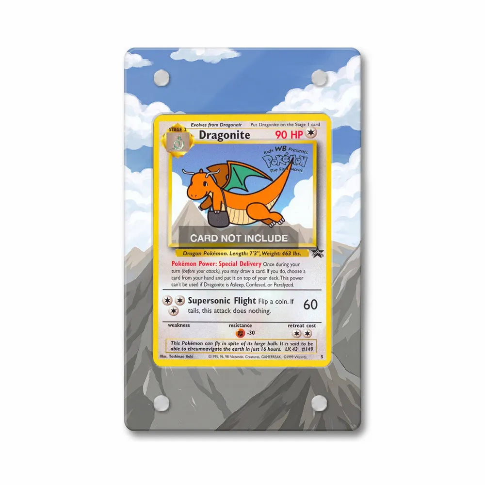 Dragonite 5 Promo Wizards Black Star Promos Extended Art Display Cases - PSA Slab Case - Front View