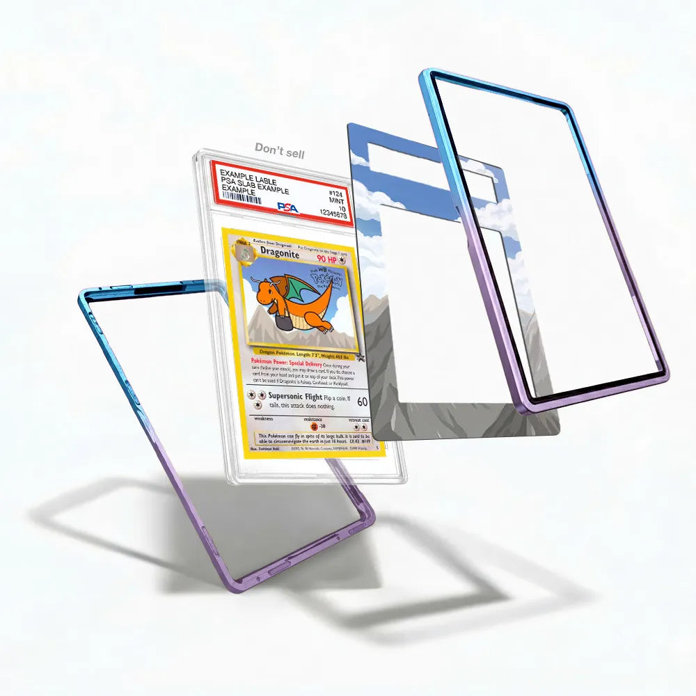 Dragonite 5 Promo Wizards Black Star Promos Extended Art Display Cases - PSA Slab Case - Detail View