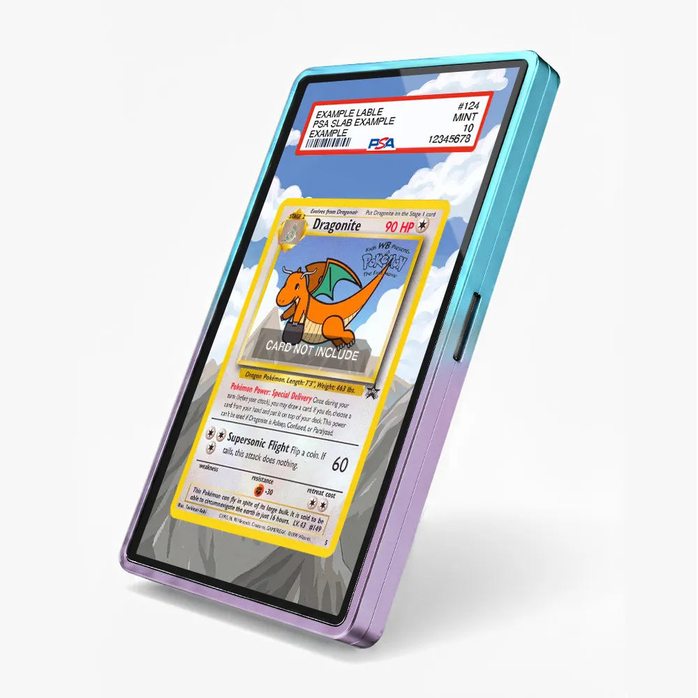 Dragonite 5 Promo Wizards Black Star Promos Extended Art Display Cases - PSA Slab Case - Side View