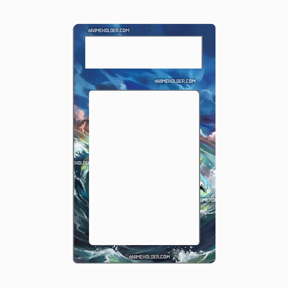 Dragonite V SWSH225 Sword & Shield Black Star Promos Pokemon Cards Extended Art Display Cases - PSA Metal Art Only - Front View