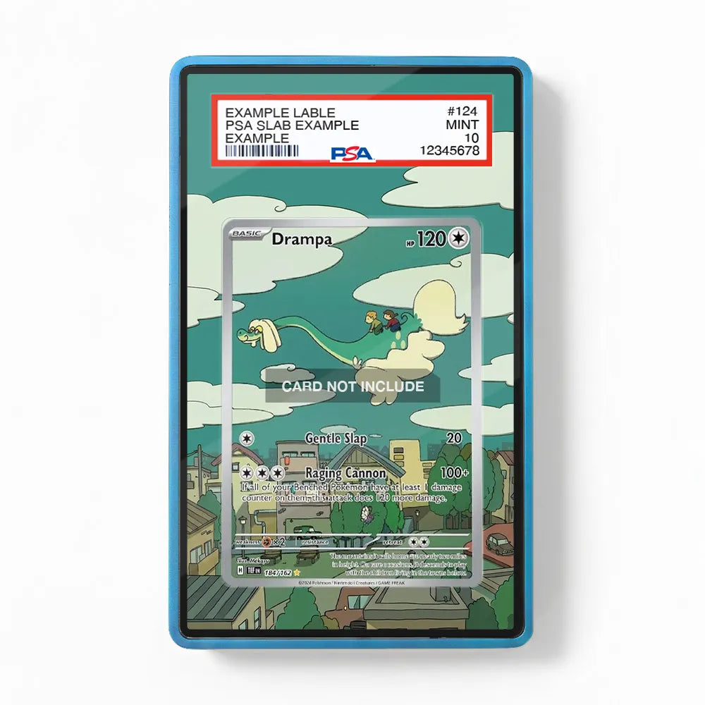 Drampa 184-162 Crown Zenith Extended Art Display Cases - PSA Slab Case - Front View