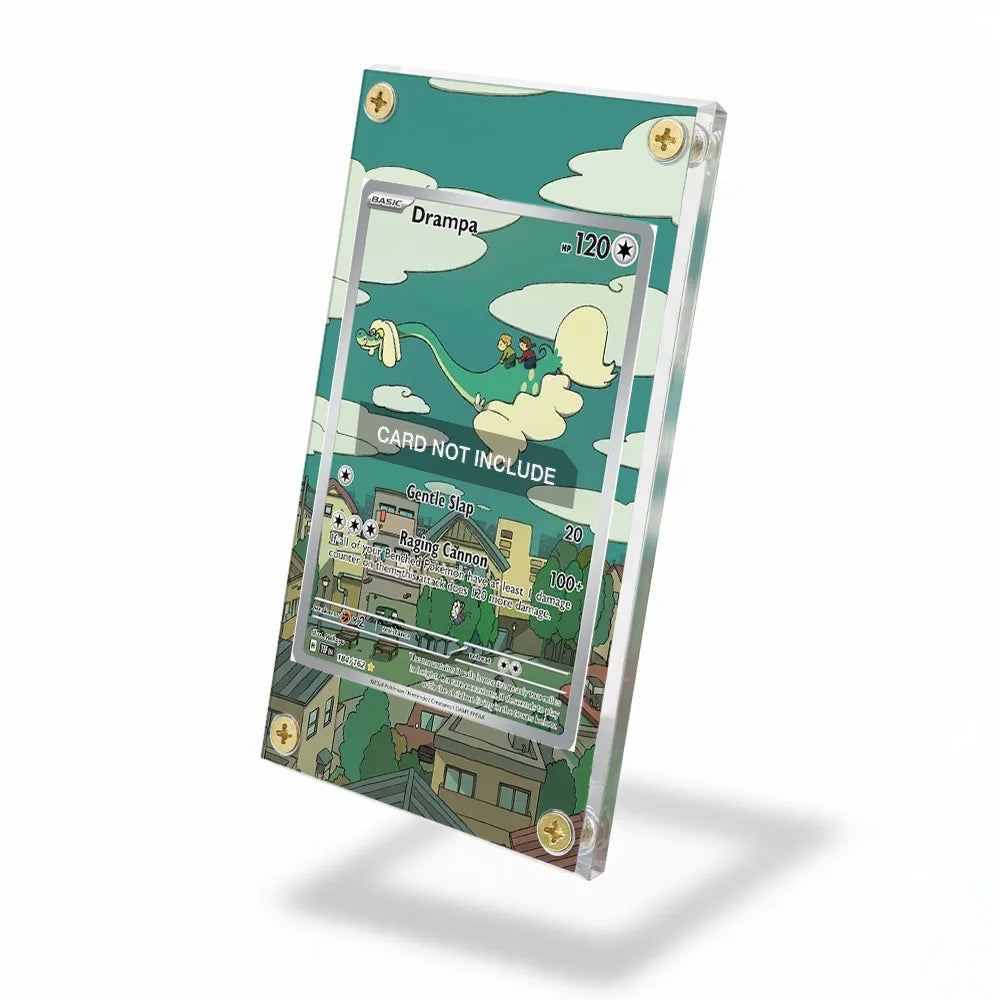 Drampa 184-162 Crown Zenith Extended Art Display Cases - Screws Case - Side View