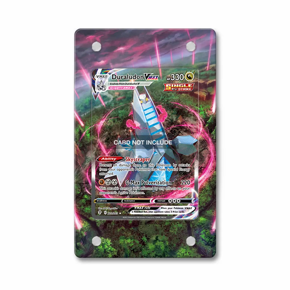 Duraludon VMAX SIR SAR Evolving Skies Alternate Art Extended Art Display Cases - PSA Slab Case - Front View