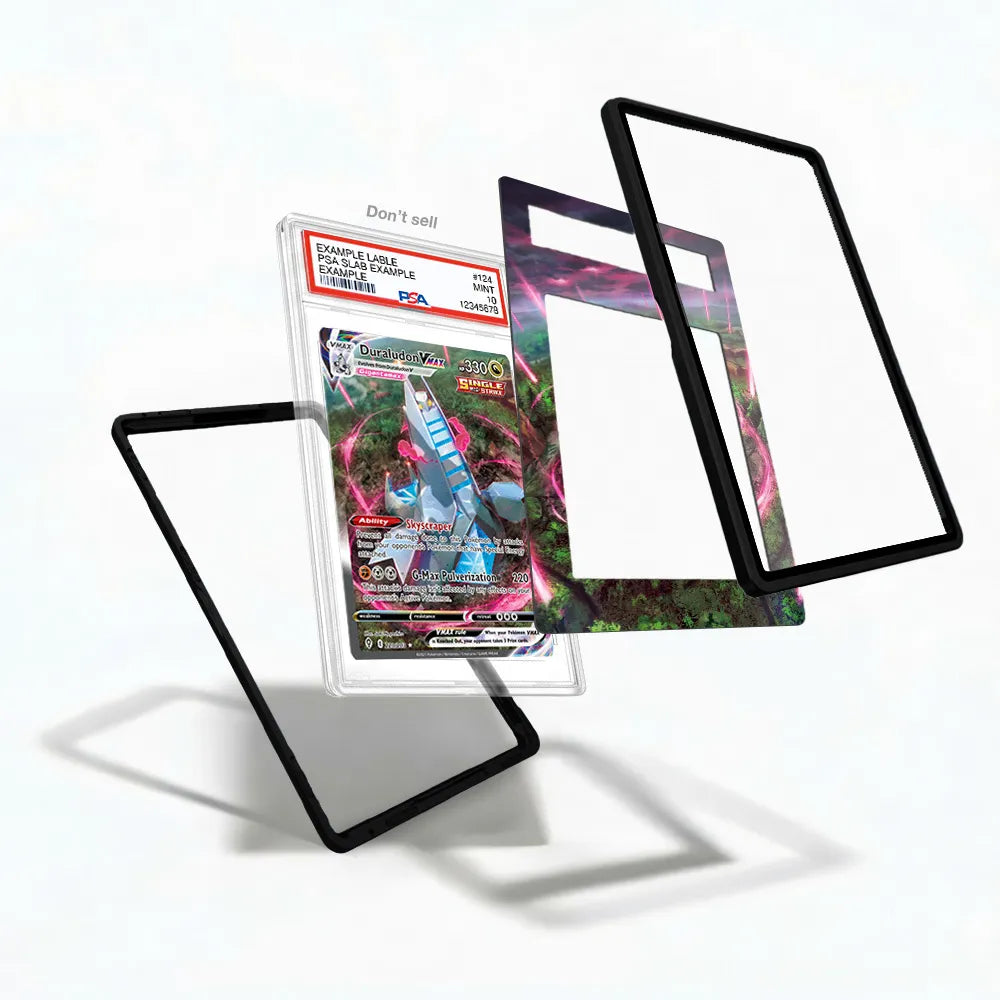 Duraludon VMAX SIR SAR Evolving Skies Alternate Art Extended Art Display Cases - PSA Slab Case - Detail View