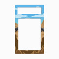 Durant ex 236-190 Black & White Extended Art Display Cases - PSA Metal Art Only - Front View