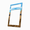 Durant ex 236-190 Black & White Extended Art Display Cases - PSA Metal Art Only - Side View