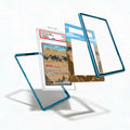 Durant ex 236-190 Black & White Extended Art Display Cases - PSA Slab Case - Detail View
