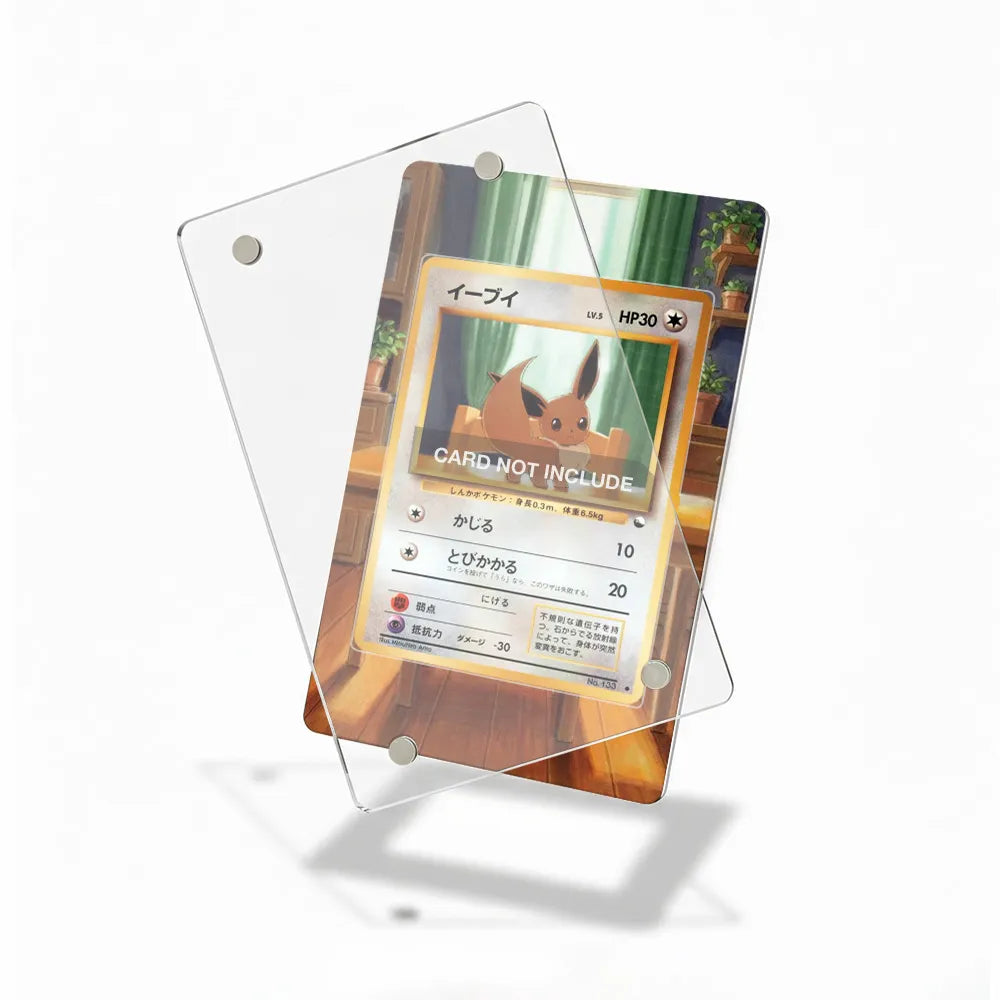 Eevee 133 Japanese Vending Extended Art Display Cases - Magnetic Case - Detail View