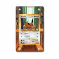 Eevee 133 Japanese Vending Pokemon Cards Custom Art Display Cases - Magnetic Case - Front View