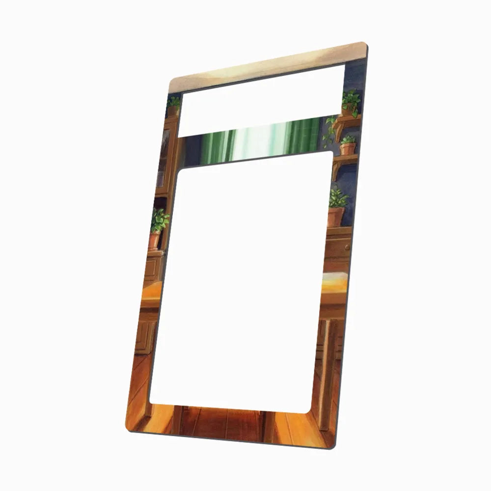 Eevee 133 Japanese Vending Pokemon Cards Custom Art Display Cases - PSA Metal Art Only - Side View