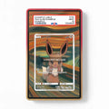 Eevee 287 SM-P Munch Scream Promo JP Extended Art Display Cases - PSA Slab Case - Front View