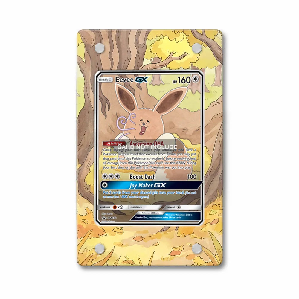 Eevee GX SM233 Promo Extended Art Display Cases - PSA Graded Guard Case - Front View