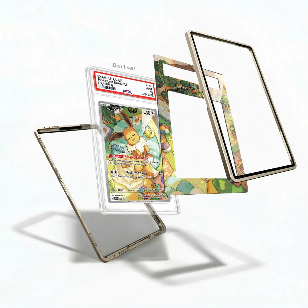 Eevee SVP 173 Promo Extended Art Display Cases - PSA Slab Case - Detail View