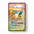 Eevee Snorlax GX SM169 Promo Extended Art Display Cases - PSA Slab Case - Front View