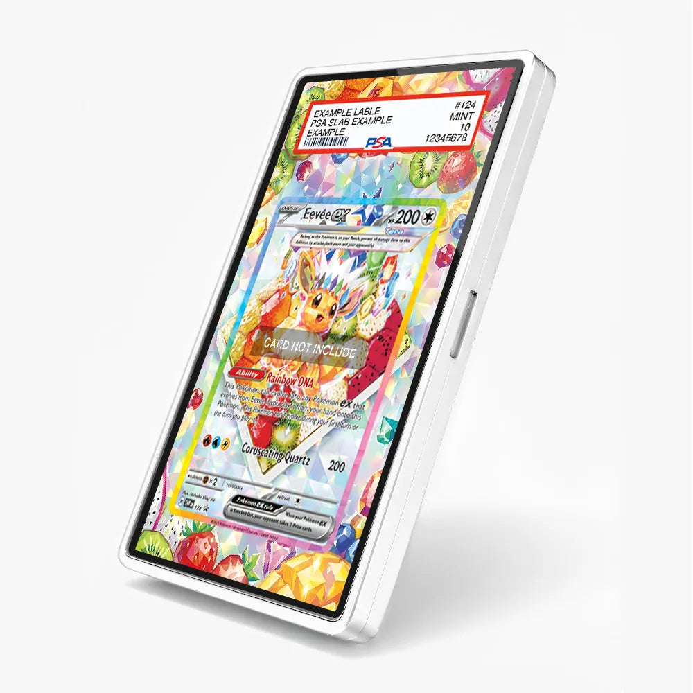 Eevee ex SVP 174 Promo Extended Art Display Cases - PSA Slab Case - Side View