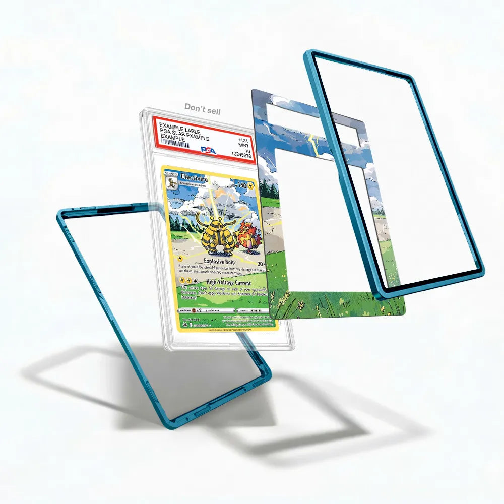 Electivire GG08 Galarian Gallery Crown Zenith Extended Art Display Cases - PSA Slab Case - Detail View