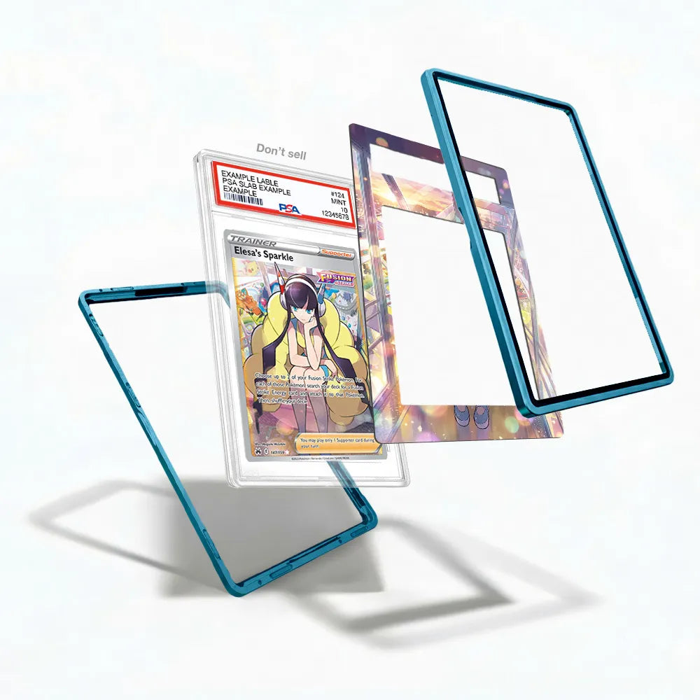 Elesa's Sparkle 147-159 SIR SAR Crown Zenith Extended Art Display Cases - PSA Slab Case - Detail View