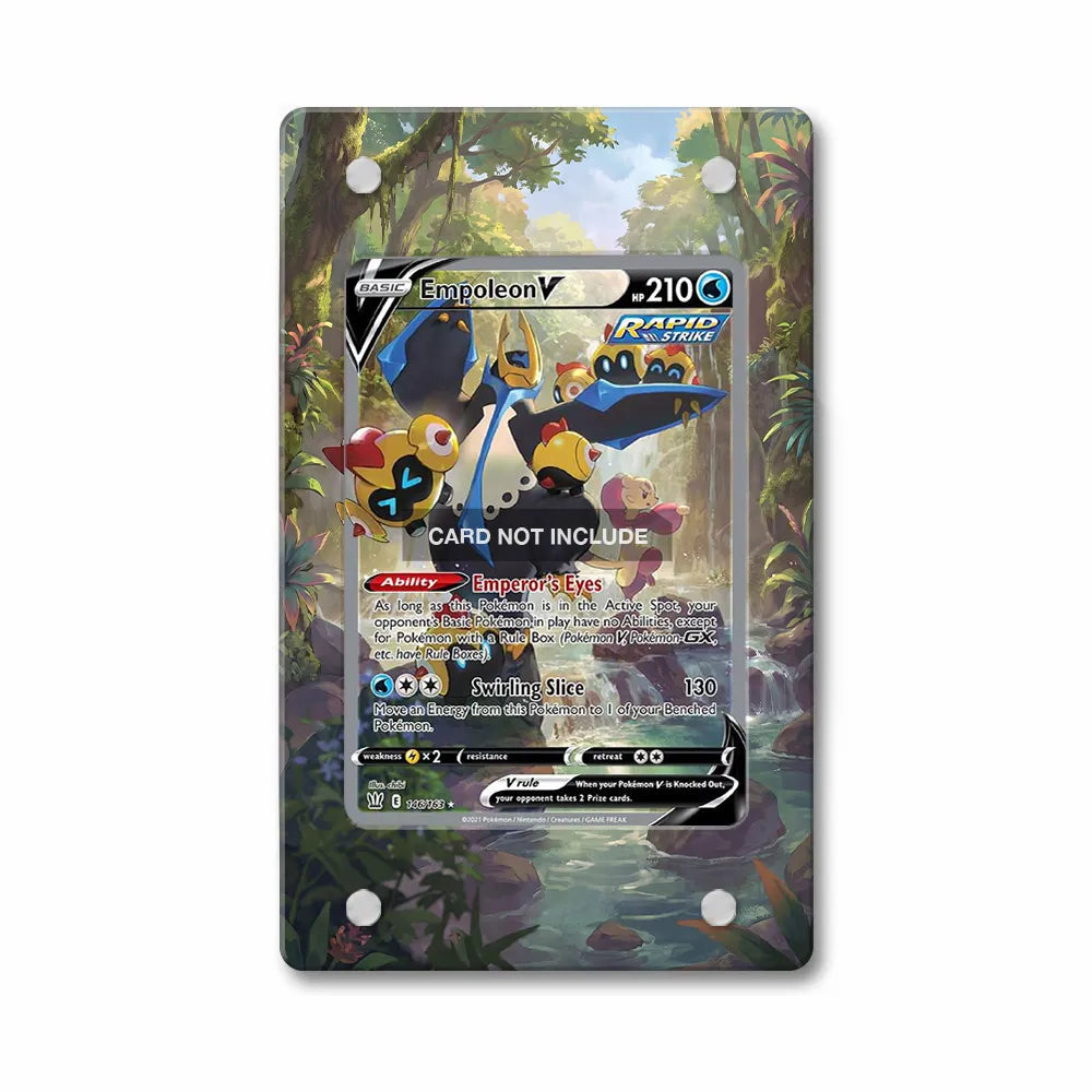 Empoleon V 146-163 SIR SAR Battle Styles Alternate Art Extended Art Display Cases - PSA Slab Case - Front View