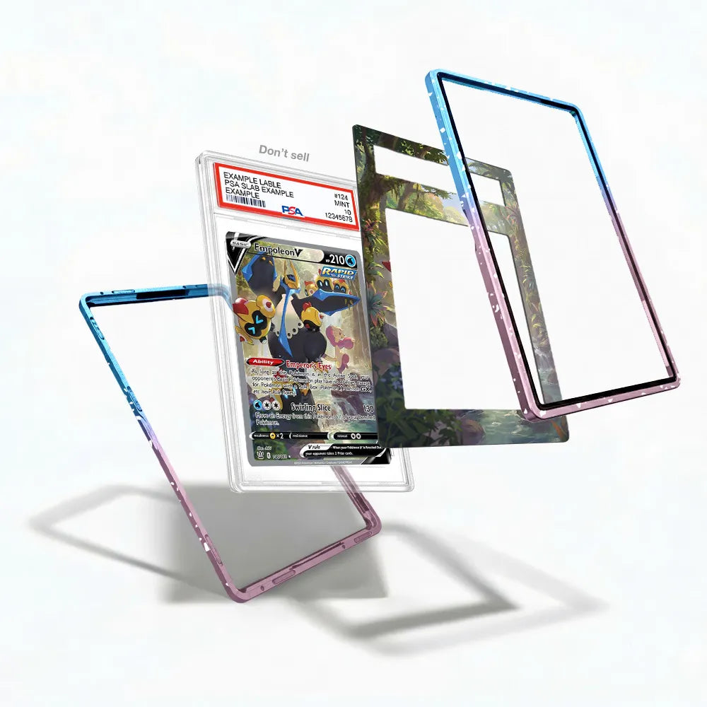 Empoleon V 146-163 SIR SAR Battle Styles Alternate Art Extended Art Display Cases - PSA Slab Case - Detail View
