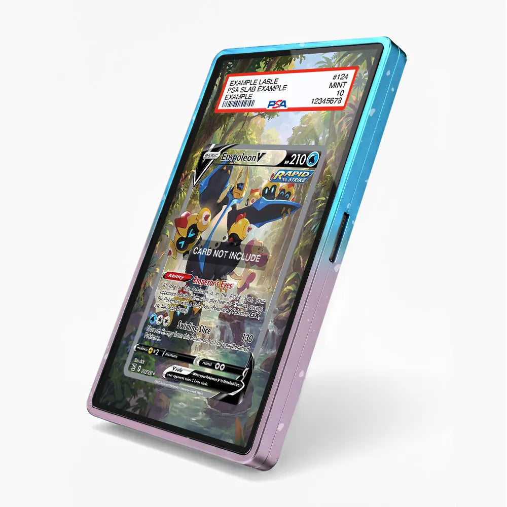Empoleon V 146-163 SIR SAR Battle Styles Alternate Art Extended Art Display Cases - PSA Slab Case - Side View