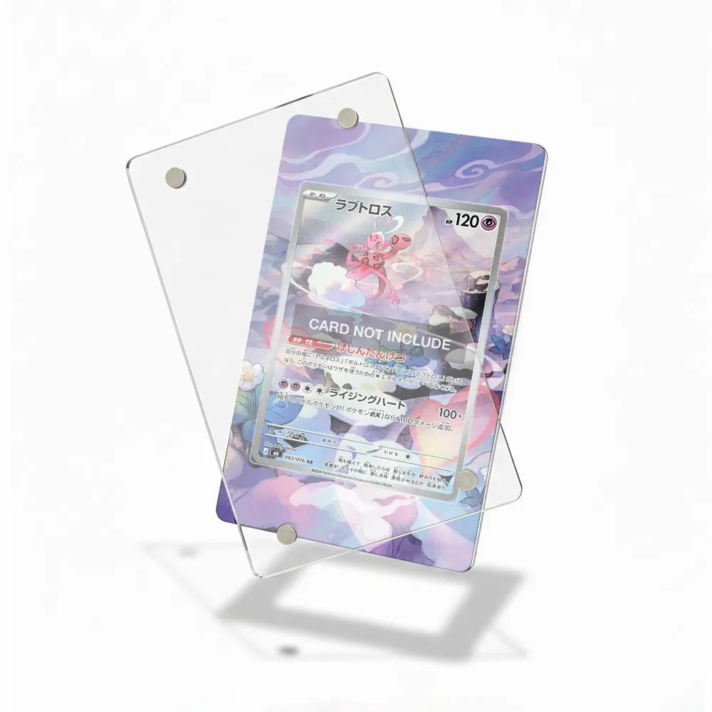 Enamorus 083-076 AR Storm Emeralda Delta Reign Pokemon Cards Custom Art Display Cases - Magnetic Case - Detail View