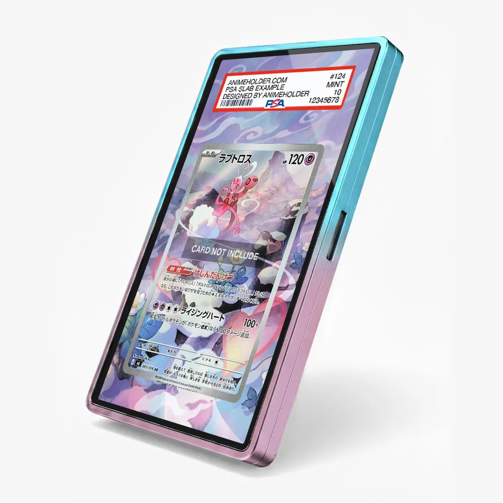 Enamorus 083-076 AR Storm Emeralda Delta Reign Pokemon Cards Custom Art Display Cases - PSA Slab Case - Side View