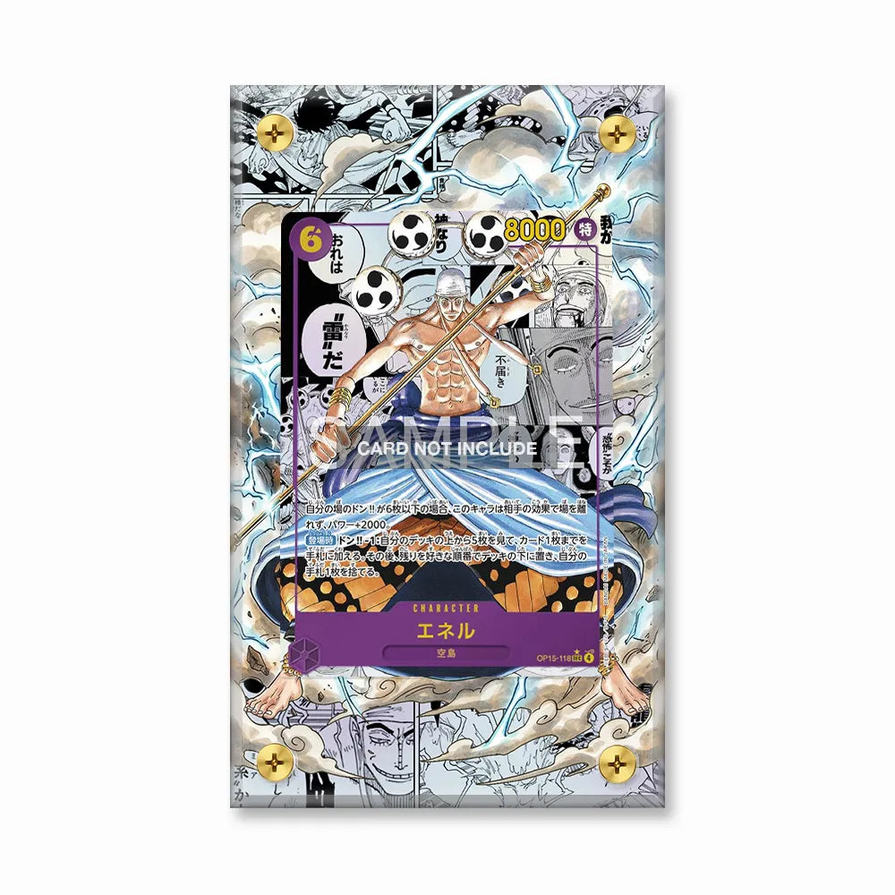 Enel OP15-118 SEC Adventure on Kamis Island One Piece Cards Extended Art Display Cases - Screws Case - Front View