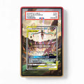 Espeon & Deoxys GX SM240 Promo Extended Art Display Cases - PSA Slab Case - Front View