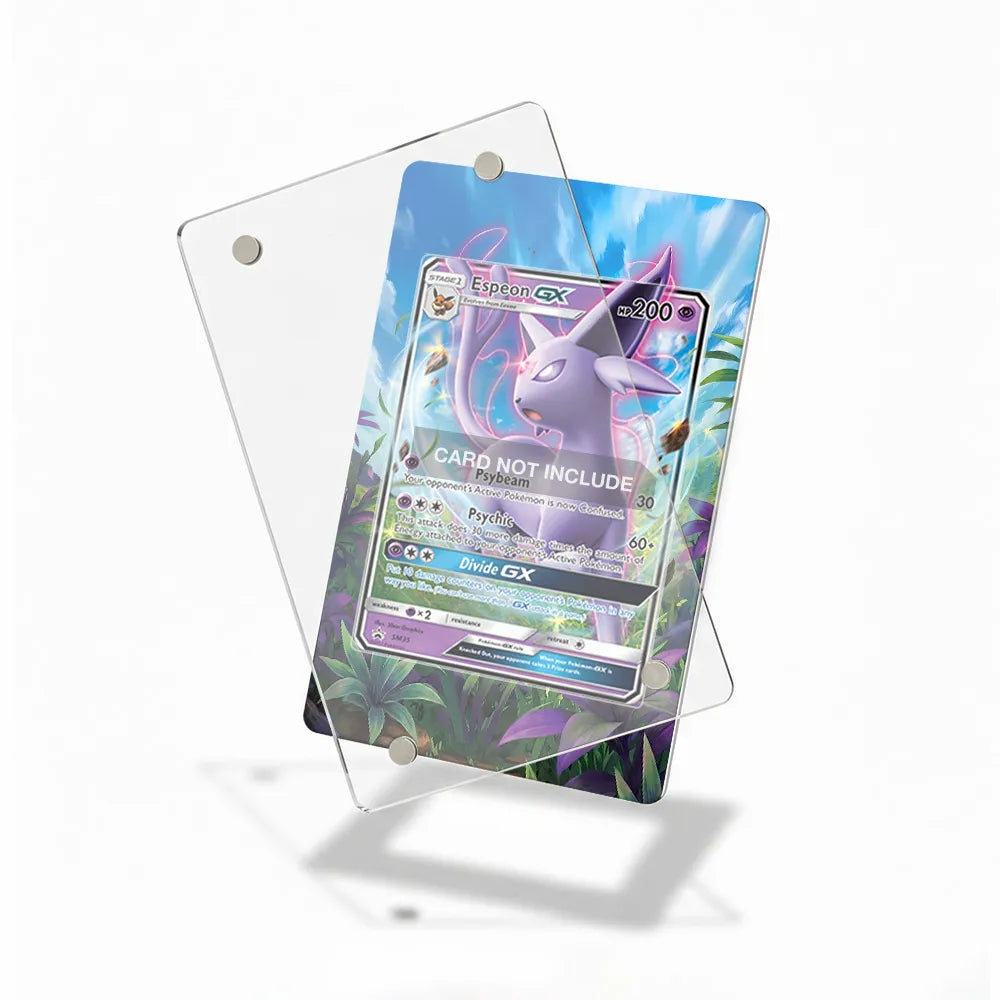Espeon GX SM35 Promo Extended Art Display Cases - Magnetic Case - Detail View