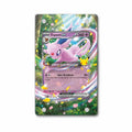 Espeon ex 070-128 SR 30C 30th Anniversary Extended Art Display Cases - Magnetic Case - Front View