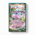 Espeon ex 070-128 SR 30C 30th Anniversary Extended Art Display Cases - PSA Slab Case - Front View